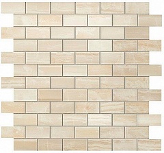 S.O. Ivory Chiffon Brick Mosaic 30.5 30.5