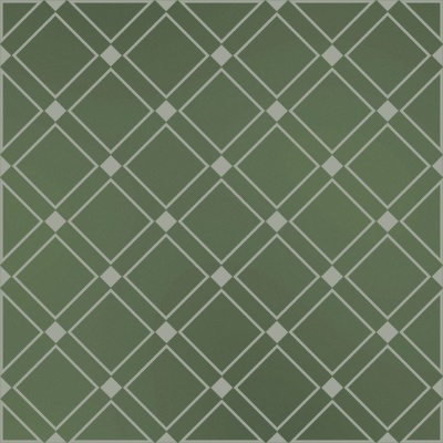 Российская плитка Kerama Marazzi Бахия KMD3STA015GN Декор Бахия 1 зелёный глянцевый 9,8 9,8