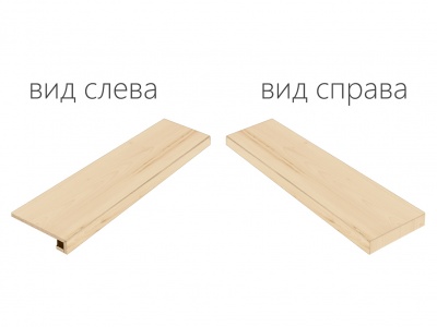 Российская плитка Italon Element Wood Элемент Ачеро Ступень Угловая Правая 33 120