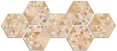 Hexagono Benenden Multicolor 23 26.6