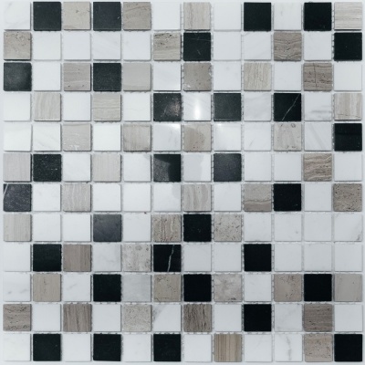 Китайская плитка NS-mosaic  Stone series KP-746 (2.3x2.3) 29.8 29.8