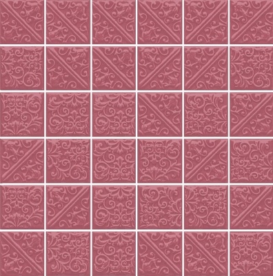 Российская плитка Kerama Marazzi Ла-Виллет 21028 Ла-Виллет розовый 30.1 30.1
