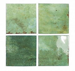 Enamel Square Moss 12.5 12.5