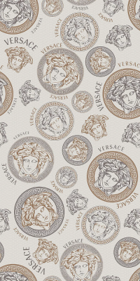Итальянская плитка Versace Icons Icons White Barocco Medusa 60 120