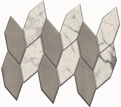 Российская плитка Jet-mosaic Stone Leaves STL-DS 31.7 34.8