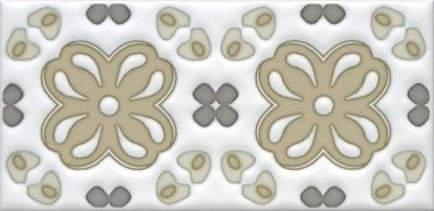 Российская плитка Kerama Marazzi Клемансо Клемансо Декор орнамент STG\A616\16000 7.4 15