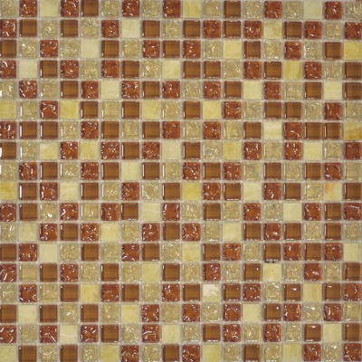 Китайская плитка Muare Стеклянная мозаика QSG-054-15/8 30.5 30.5