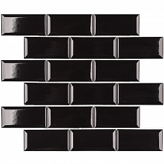 Плитка B&M Metro Black Glossy (чип 4,5х9,5 см.) (AM84445) 28.8 29.4