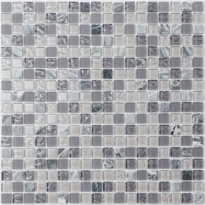 Китайская плитка NS-mosaic  Exclusive S-858 стекло камень (15*15*4) 30.5 30.5