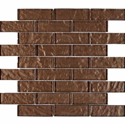 Китайская плитка Pixmosaic Стеклянная мозаика PIX741 (чип 3,1х9,8 см.) 30 30