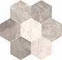 Marmo Mix Grigio Light Esagono 35 40