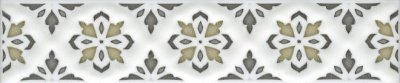 Российская плитка Kerama Marazzi Клемансо Клемансо Бордюр орнамент STG\A621\17000 3.1 15