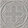 Плитка ADST4073 Adex Studio Relieve Mandala Planet Graystone 14.8 14.8