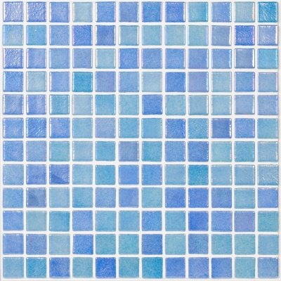 Испанская плитка Vidrepur Shell Shell Mix Blue 551/552 31.7 31.7