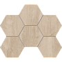 Soft Wood Мозаика SF02 Hexagon 25 28.5
