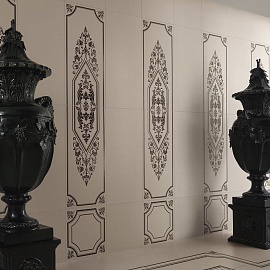 Petracer's Ad Personam Arabesque Nero 100х50