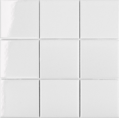 Китайская плитка StarMosaic Homework White Glossy (MH33800) (97x97) 300 300