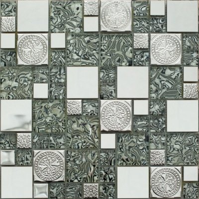 Китайская плитка NS-mosaic  Metal series MS-620 (2,3x4,8) 30 30