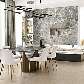 Authentic Luxe Travertine Gold Matte Silk 781139