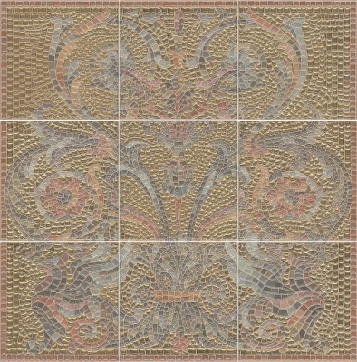Российская плитка Kerama Marazzi Виченца Виченца HGD/B99/9x/17000 Панно золото (9 частей 15х15) 45 45