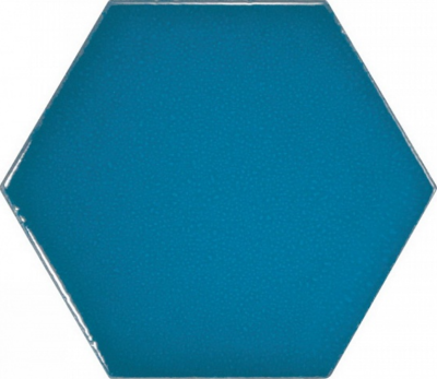 Испанская плитка Equipe Scale Scale Hexagon Electric Blue 10.7 12.4