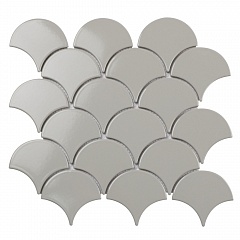 Fan Shape Light Grey Glossy (BF1912) 27.4 29.3