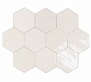 Zellige Hexa White Mix 10.8 12.4