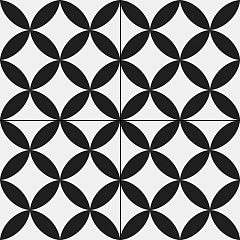 Плитка Circle Black Pre. 45 45