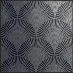 PAVONE SILVER STERLING SU NERO MAT 60х60