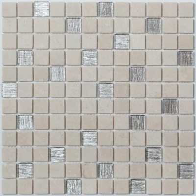 Китайская плитка NS-mosaic  Stone series K-755 (2,3x2,3) 29.8 29.8