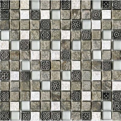 Испанская плитка L'Antic Colonial Mosaics Collection L242521731 TECNO QUARZ EMERALD 29.6 29.6