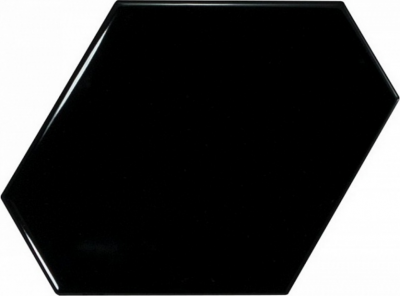 Испанская плитка Equipe Benzene Scale Benzene Black 10.8 12.4
