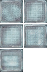 Glass Blue Brick 20 20