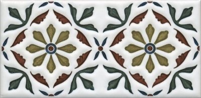 Российская плитка Kerama Marazzi Клемансо Клемансо Декор орнамент STG\B618\16000 7.4 15