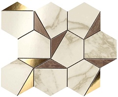 MARVEL EDGE Gold Hex Brown-Calacatta 25.1 29