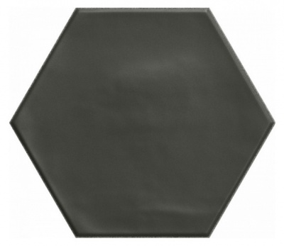 Испанская плитка Ribesalbes Geometry Hex Black Matt 15 17.3
