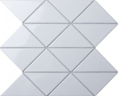 Китайская плитка StarMosaic Hex, Octagon, Triangolo Tr. White Zip Glossy (CZG241B-B) 26.25 26.25