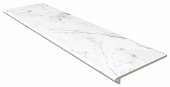 Marble Carrara Blanco Peldano Redondeado 30 120