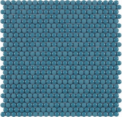 Испанская плитка Dune Glass Mosaics Dots Blue 28.2 28.5