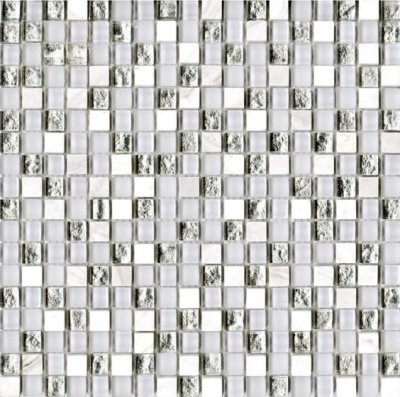 Испанская плитка L'Antic Colonial Mix Mosaics Eternity White (чип 1,5x1,5 см) 29.7 29.7