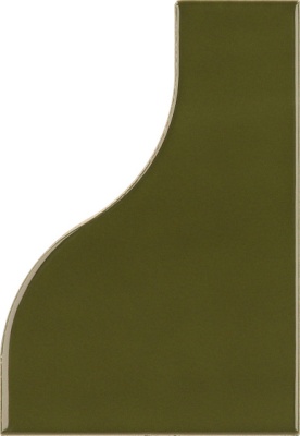 Испанская плитка Equipe Curve Curve Green Gloss 8,3 12