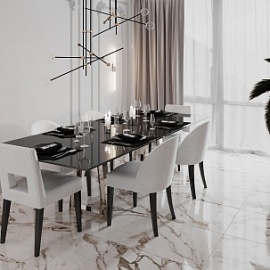 Плитка Calacatta Bronze