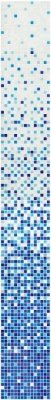 Китайская плитка Irida Mosaic Sfumature Sfumature Exotic Blue 261.6 32.7