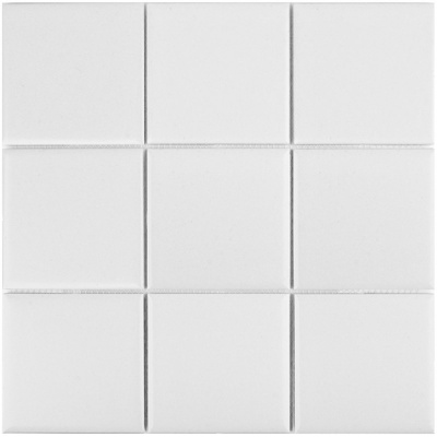 Китайская плитка StarMosaic Homework White Matt (MH33900) (97x97) 300 300