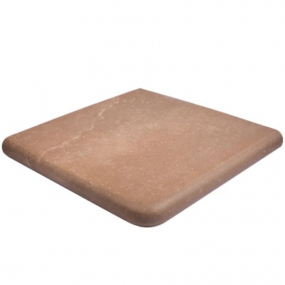 Испанская плитка Exagres Stone Cartabon Stone Brown (закругленная) 33 33