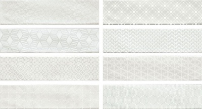 Испанская плитка Cifre Opal Decor Opal White 7.5 30
