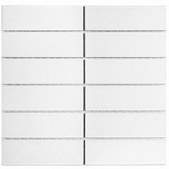Плитка B&M White Matt (V-VW56000) (чип 4,7х14,7 см.) 30 30