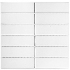 Плитка B&M White Matt (V-VW56000) (чип 4,7х14,7 см.) 30х30 (Китай) B&M White Matt (V-VW56000) (чип 4,7х14,7 см.) 30х30
