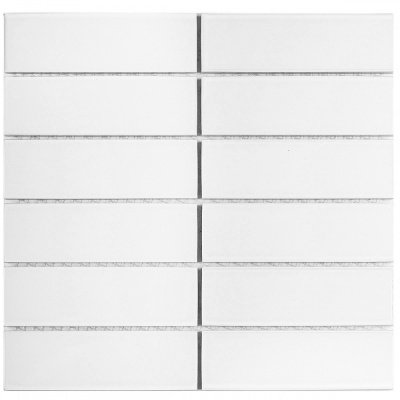 Китайская плитка StarMosaic Brick & Metro B&M White Matt (V-VW56000) (чип 4,7х14,7 см.) 30 30