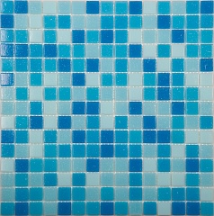 MIX2 стекло бело-сине-голубой (бумага)(20*20*4) 32.7 32.7